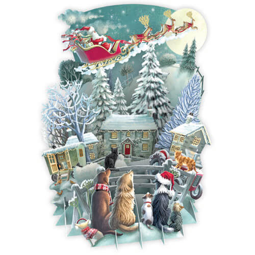 Its Santa 3D Christmas Card 