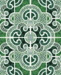Italian Garden Blank Greeting Card 