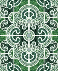 Italian Garden Blank Greeting Card 