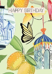 Lantern Birthday Card 