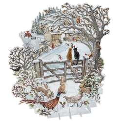Let It Snow 3D Christmas Card 