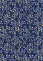 Luxury Blue Ginko Sheet Wrap 