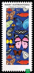 Mary Katrantzou Blue Butterfly Tissue Paper 