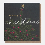 Merry Xmas Tree Greeting Card 