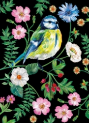 Midnight Garden Blank Card 