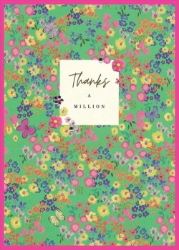 Million Flowers Thank You Card 