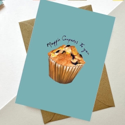 Muffin Compares Friendship Greeting Card 
