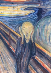 Munch Scream Mini Card 