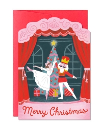 Nutcracker Ballet Greeting Card 