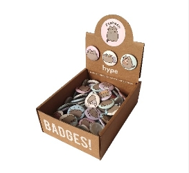 Prepack Assort PUSHEEN Badge Pins 