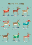 Reindeer Christmas Card 