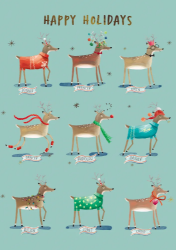 Reindeer Christmas Card 