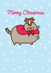Reindeer Pusheen Christmas Card 