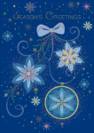 Season's Greetings Christmas Card 