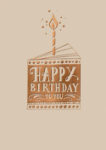 Slice of Cake Birthday Greeting Card 