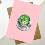 So Happy Matcha'd Friendship Greeting Card 