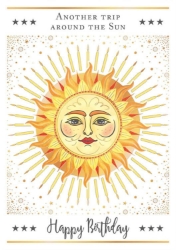 Sun Quire Birthday Greeting Card 