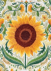 Sunflower Blank Card 