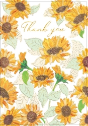 Sunflowers Thank You Greeting Card 