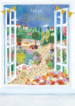 Terrace Picnic Birthday Greeting Card 