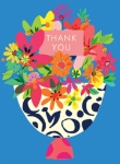 Thank You Flowers Social Stationery 