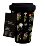 The British Museum Delany Flowers Travel Mug 