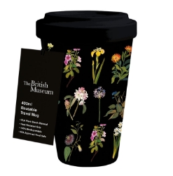 The British Museum Delany Flowers Travel Mug 