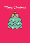 Tree Pusheen Christmas Card 