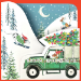 Truck Trifold Christmas Card - CSX123