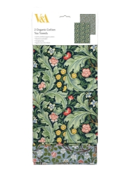 V&A Leicester Wallpaper Tea Towels 
