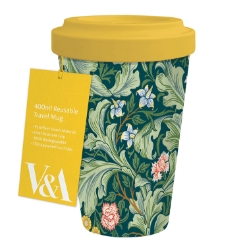 V&A Leicester Wallpaper Travel Mug 