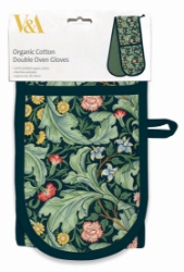V&A Liecester Wallpaper Double Oven Glove 