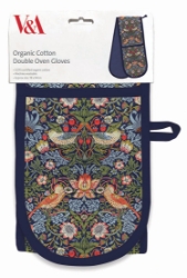 V&A Strawberry Thief Double Oven Glove 