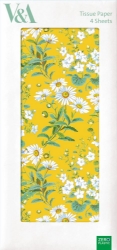 V&A Yellow Daisies Tissue Paper 