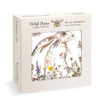 Wild Press Wildflower Hare Coasters 