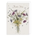 Wildflowers Thank You Card - MO9521X1