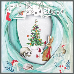 Winter Wonderland Trifold Christmas Card 