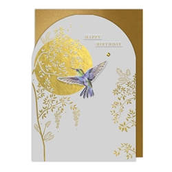 Hummingbird Birthday Card 