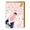 Champagne Pink Birthday Card 