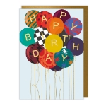 Balloons Birthday Card 