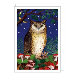 Owl Blank Card 