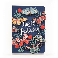 Diecut Butterfly Birthday Card 
