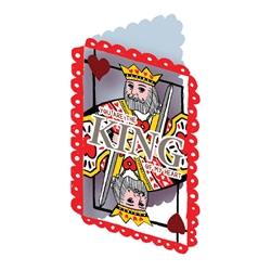 King of Hearts Love Card 