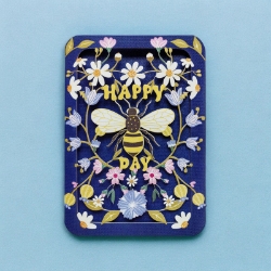 Birthday Diecut Bee Greeting Card