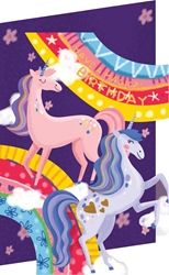 Unicorns Birthday Card