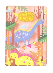 Dinosaurs - Birthday Card 