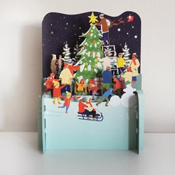 3D Christmas Tree - Christmas Card Christmas