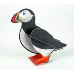 Pop-Out Bird Puffin Blank Card 