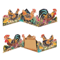 Chickens Trifold - Blank Card 
