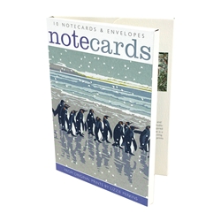Snowy beach Kings & Flocks by Night Notecard Wallets Christmas